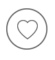 Icon of a heart denoting support
