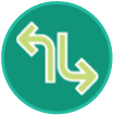 Two arrows icon