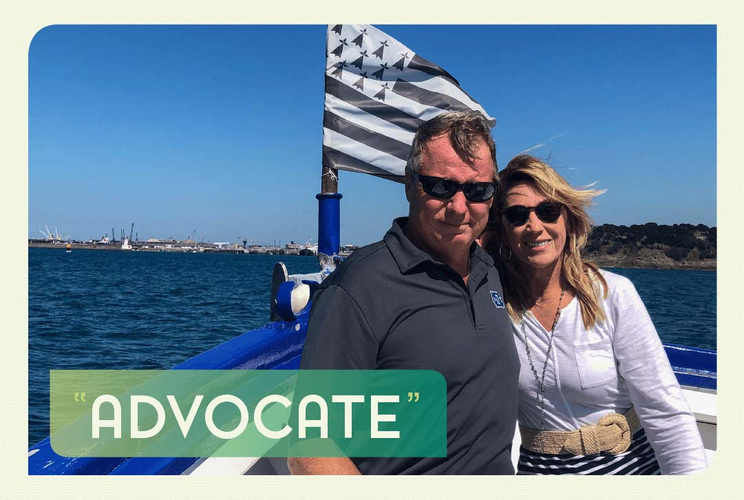 Robyn and her husband, Scott