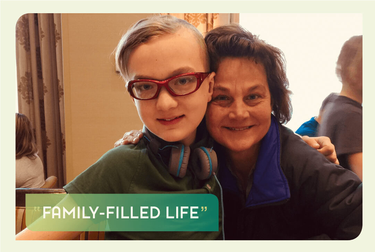 LJ and his grandma, Mary Ann