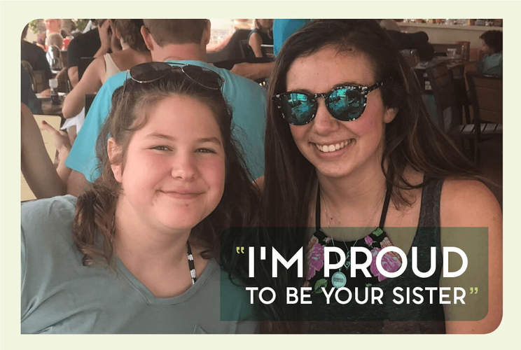 Tori and her sister, Lexi