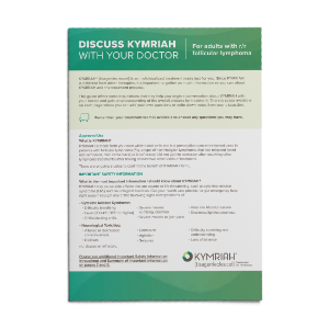 Image of the Kymriah Doctor Discussion Guide